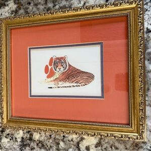 CLEMSON TIGER Susan Harkey - Howard Custom Framed Art